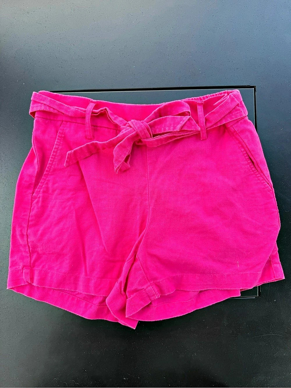 J.Crew Tie-Waist Shorts in Pink Size 4 Like New